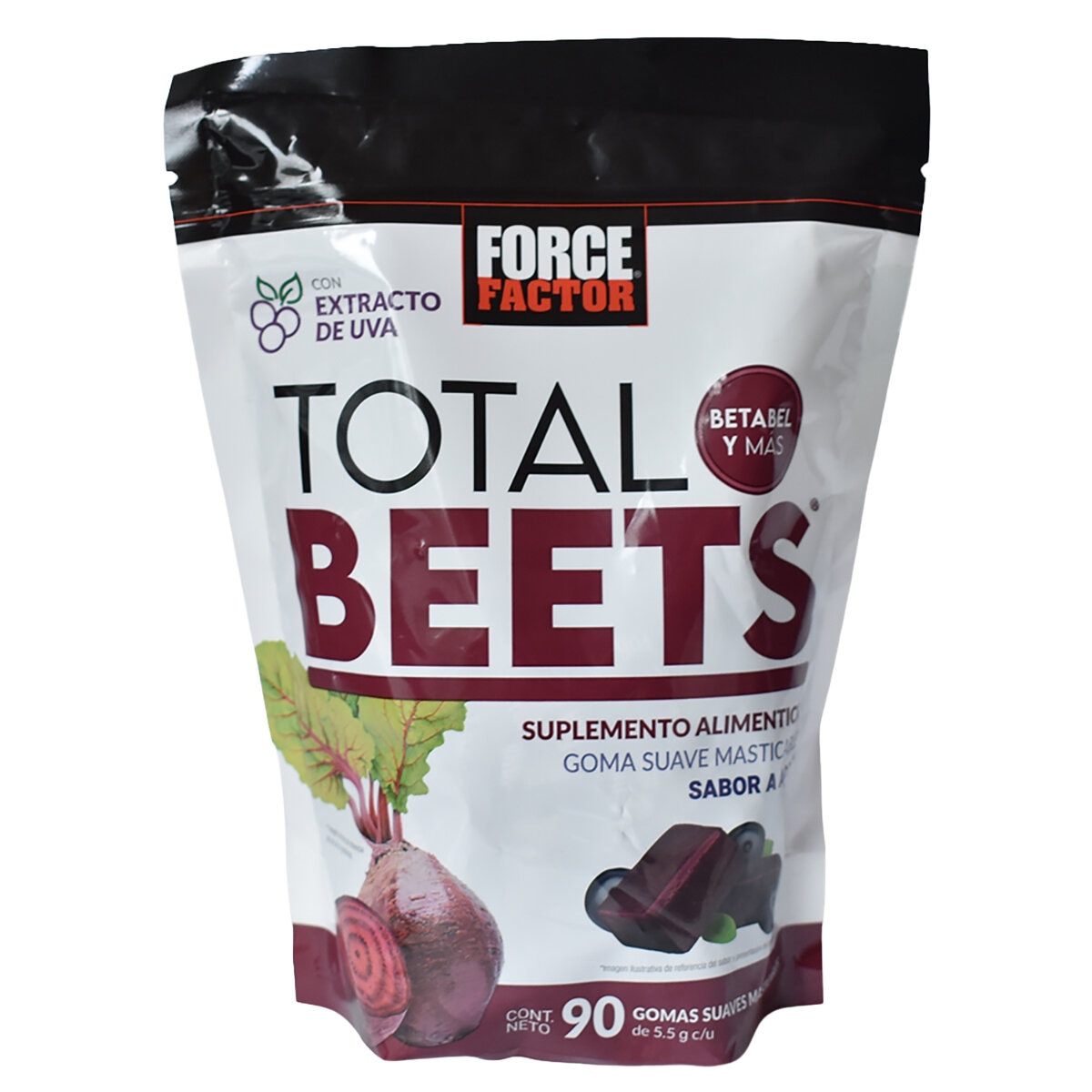 Total Beets con extracto de uva 90 gomas suaves