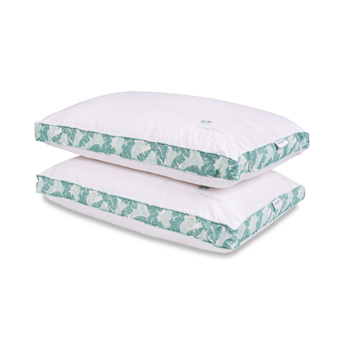 Tommy Bahama Home Juego de 2 Almohadas Estándar/ Queen co...