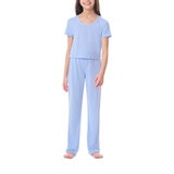 Splendid Pijama 4 piezas para Niñas Azul 5 / 6 Años