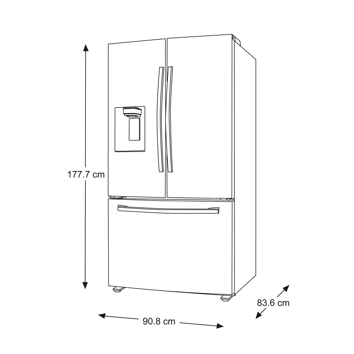 Refrigerador 27´ French Door Samsung