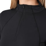 Mondetta Sudadera para Dama Negro Extra Chica