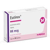 Eutirox 88mcg 50 Tabletas