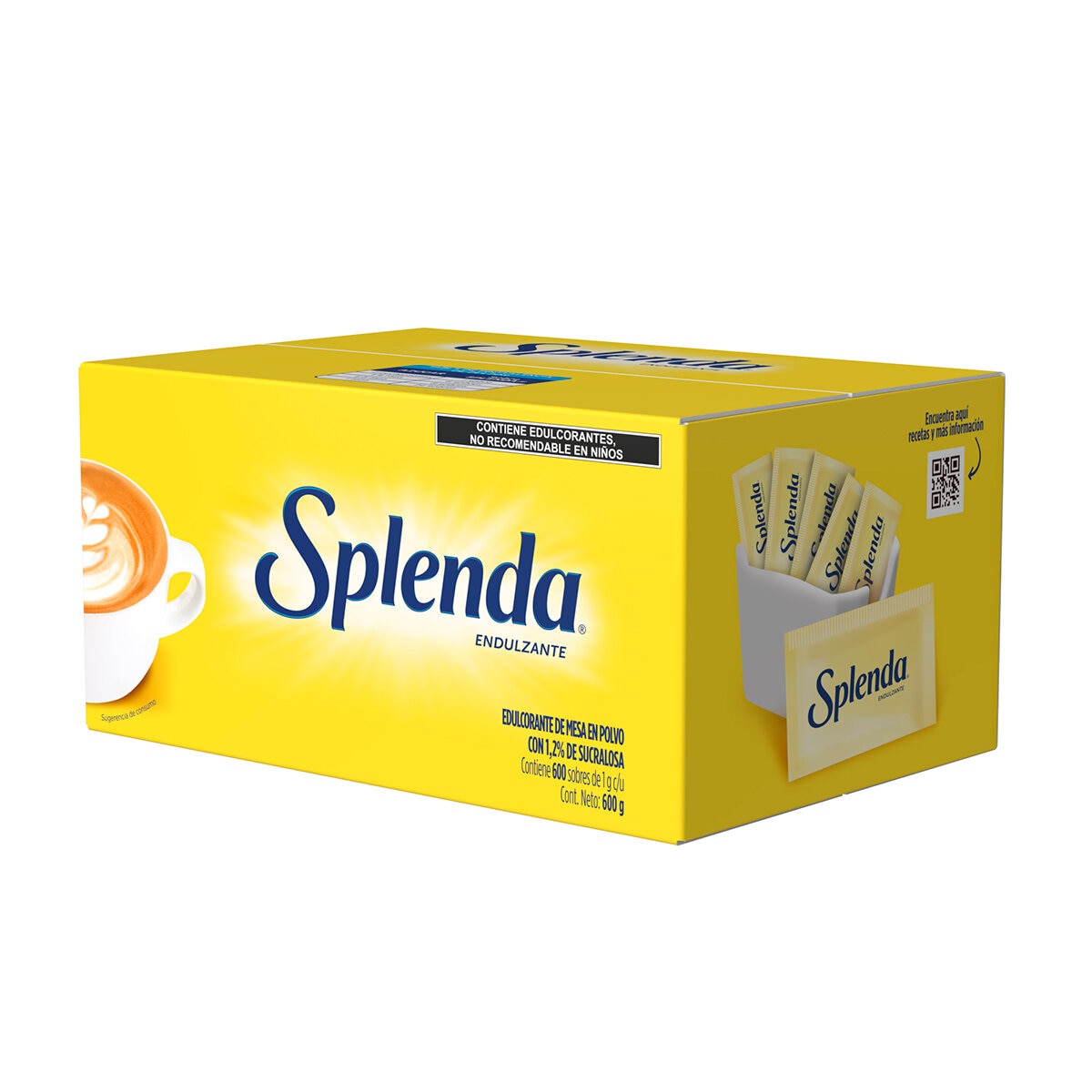 Splenda Endulzante 600 sobres de 1 g