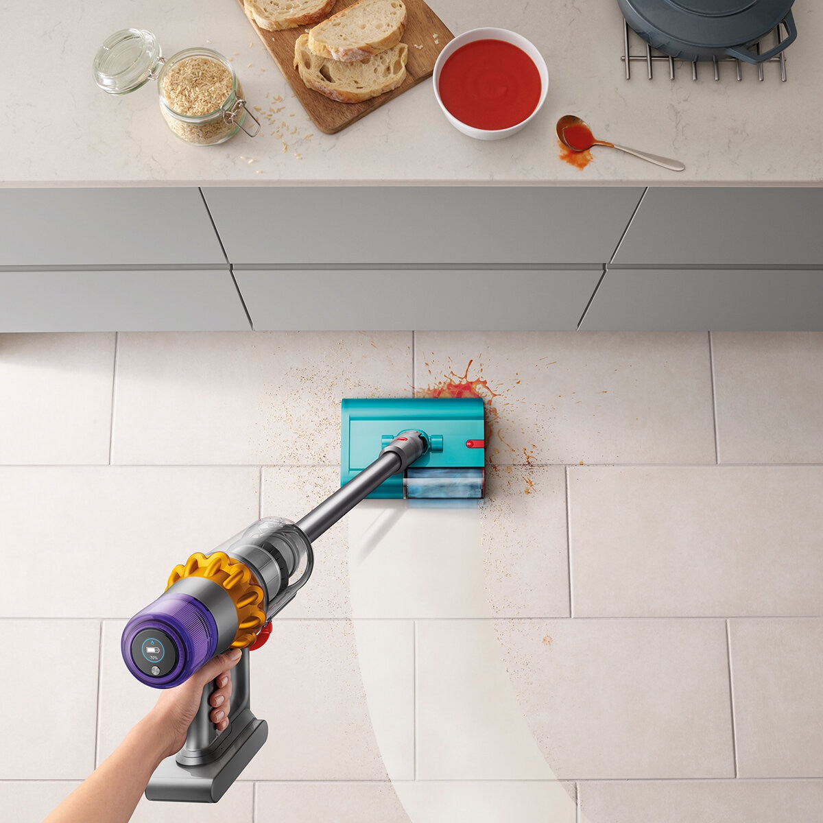 Dyson Aspiradora Inalámbrica V15s Submarine Húmedo y Seco
