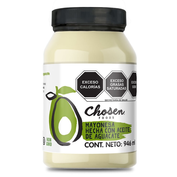 Chosen Foods Avocado Mayo 946 ml Costco México