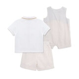 Offspring Conjunto 3 piezas para Bebés Beige 6 Meses