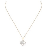Dije de Perla Cultivada, 8-8.5mm, Con Diamantes .19ctw, Oro Amarillo de 14K