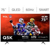 TCL Pantalla 75" QLED 4K Google TV 75Q5K