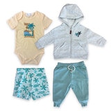 René Rofé Baby Conjunto de 4 Piezas para Bebés Varias Tallas y Colores René Rofé Baby Conjunto de 4 Piezas para Bebés Varias Tallas y Colores