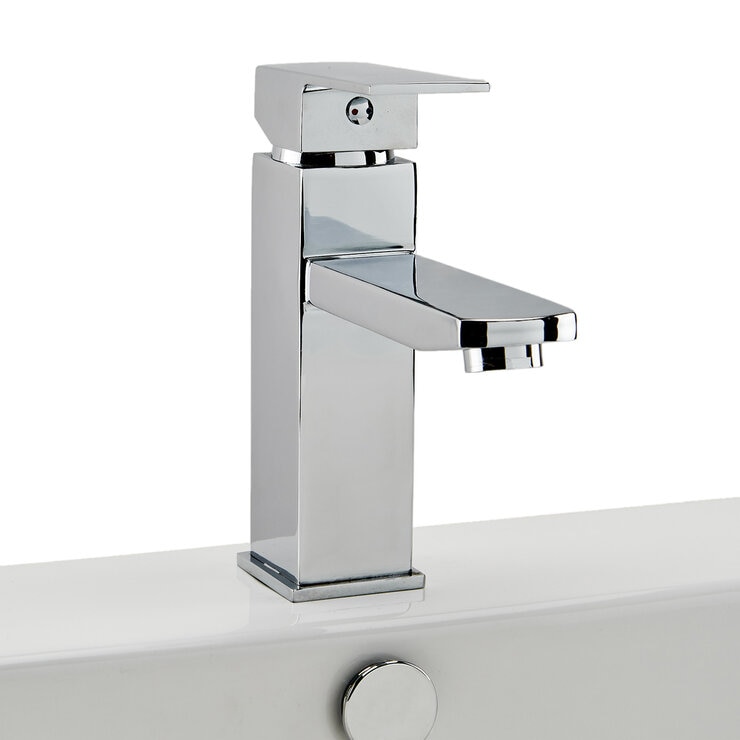 Rubinett, Ovalin Cerámico Diana Blanco- Cromado