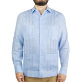 Uxmal by Manchester Guayabera 100% Lino, para Caballero, Varios Colores y Tallas