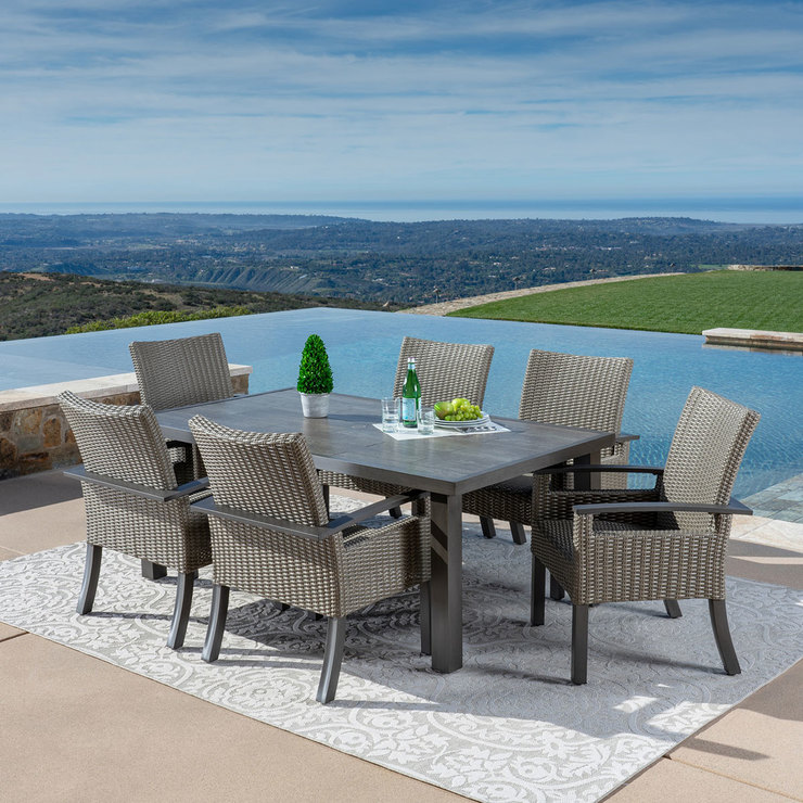 Las Palmas Comedor de Patio de 7 Piezas Mission Hills Costco México