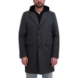 DKNY Abrigo para Caballero Gris Mediana DKNY Abrigo para Caballero Gris Mediana