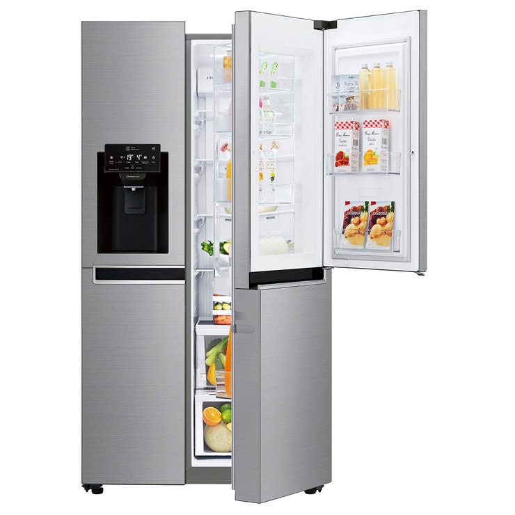 Refrigerador Lg Duplex Door In Door Linear Inverter Con Smart Thinq Wifi 22 Pies Cúbicos Platino Ls65sdp1 Costco México