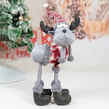 Alce Navideño de Peluche 81 cm, Varios Modelos