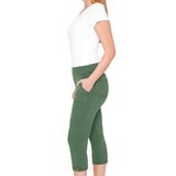 S.C. & CO Pantalones Capri para Dama Verde Grande