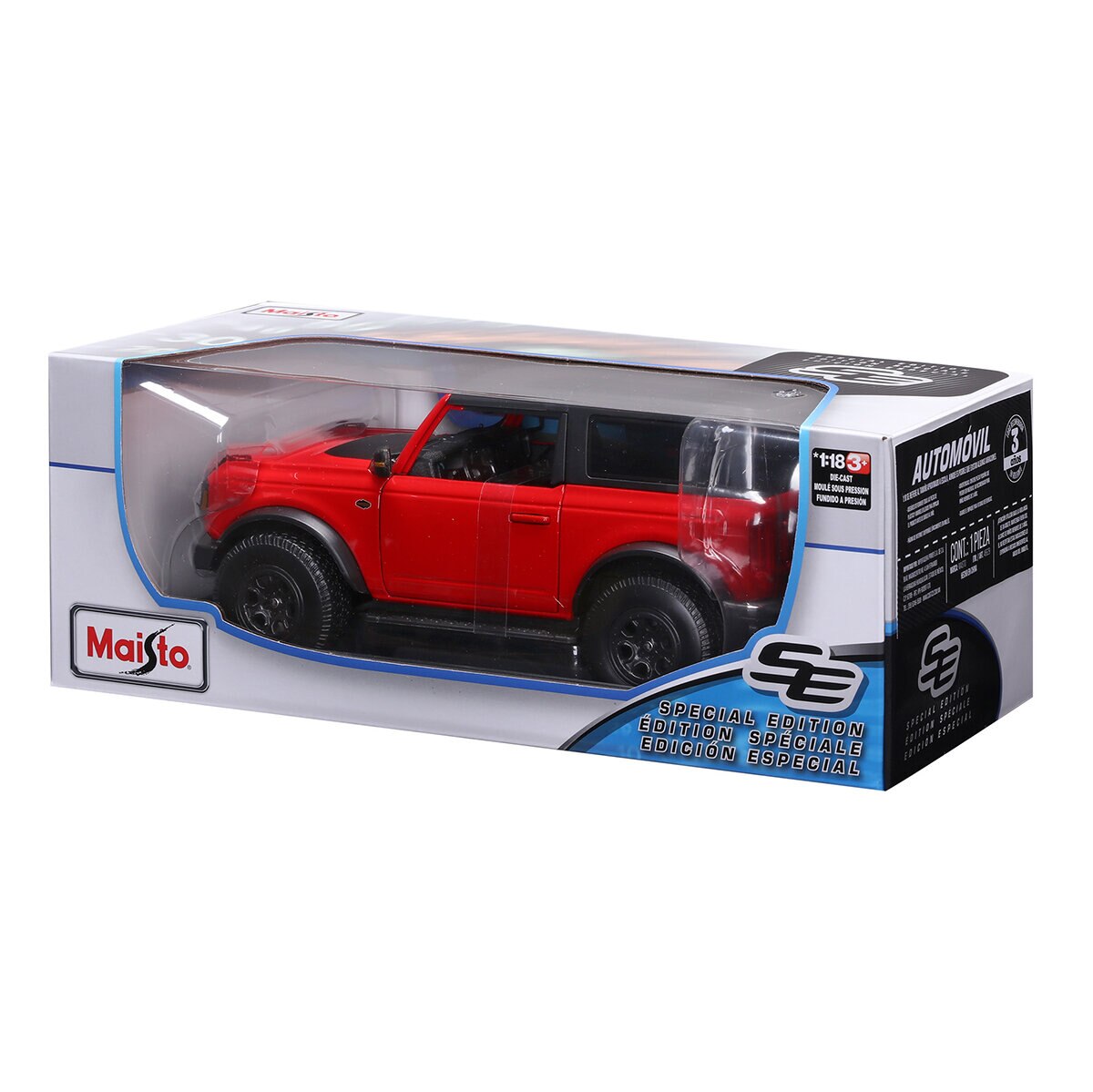 Maisto Autos de Colección Escala 1:18 - 2021 Ford Bronco Maisto Autos de Colección Escala 1:18 - 2021 Ford Bronco