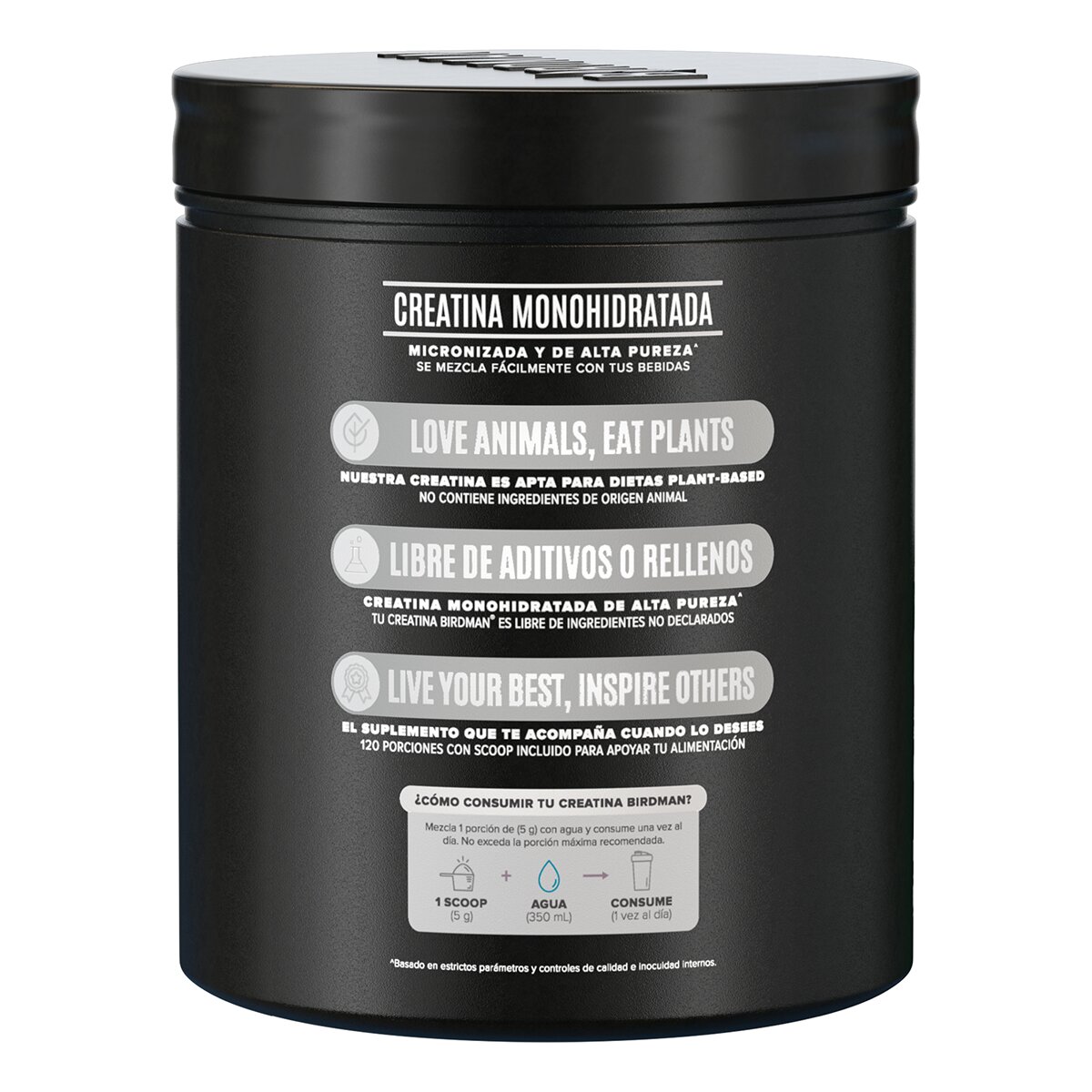 Creatina Monohidratada Birdman 600 gr