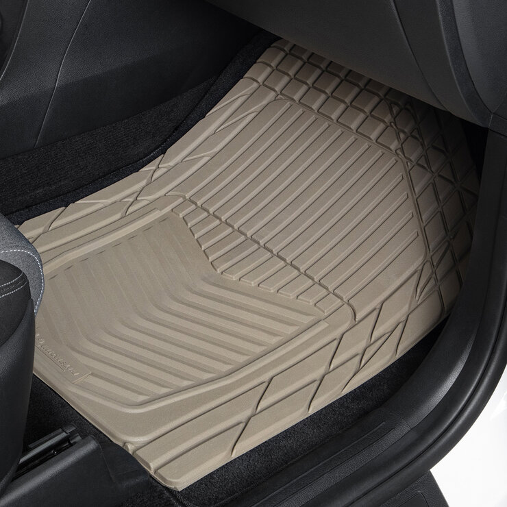 Michelin Tapete Universal de Hule Café Para Automóvil 4 Piezas