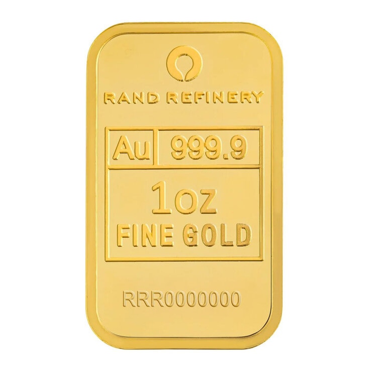 Lingote de Oro 1 oz RAND Elefantes Africanos Lingote de Oro 1 oz RAND Elefantes Africanos