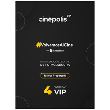 Cinépolis VIP 4 Entradas de Cine
