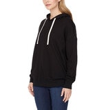 Buffalo David Bitton Sudadera para Dama Negro Extra Chica