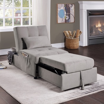 Homelegance, Sofá Cama, Garrell Color Gris