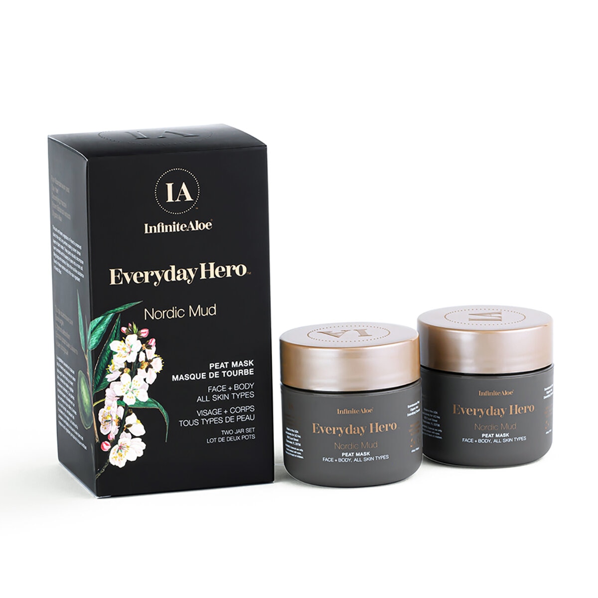 Infinite Aloe, Nordic Mud Set, 2 Piezas