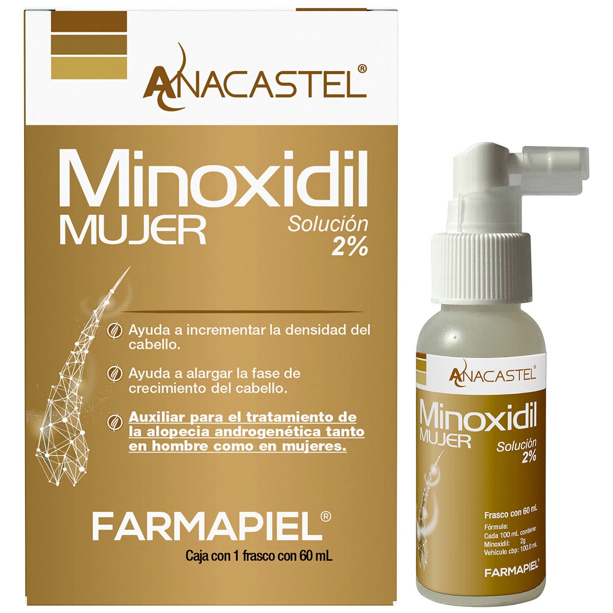 Anacastel Minoxidil 2% 60 ml