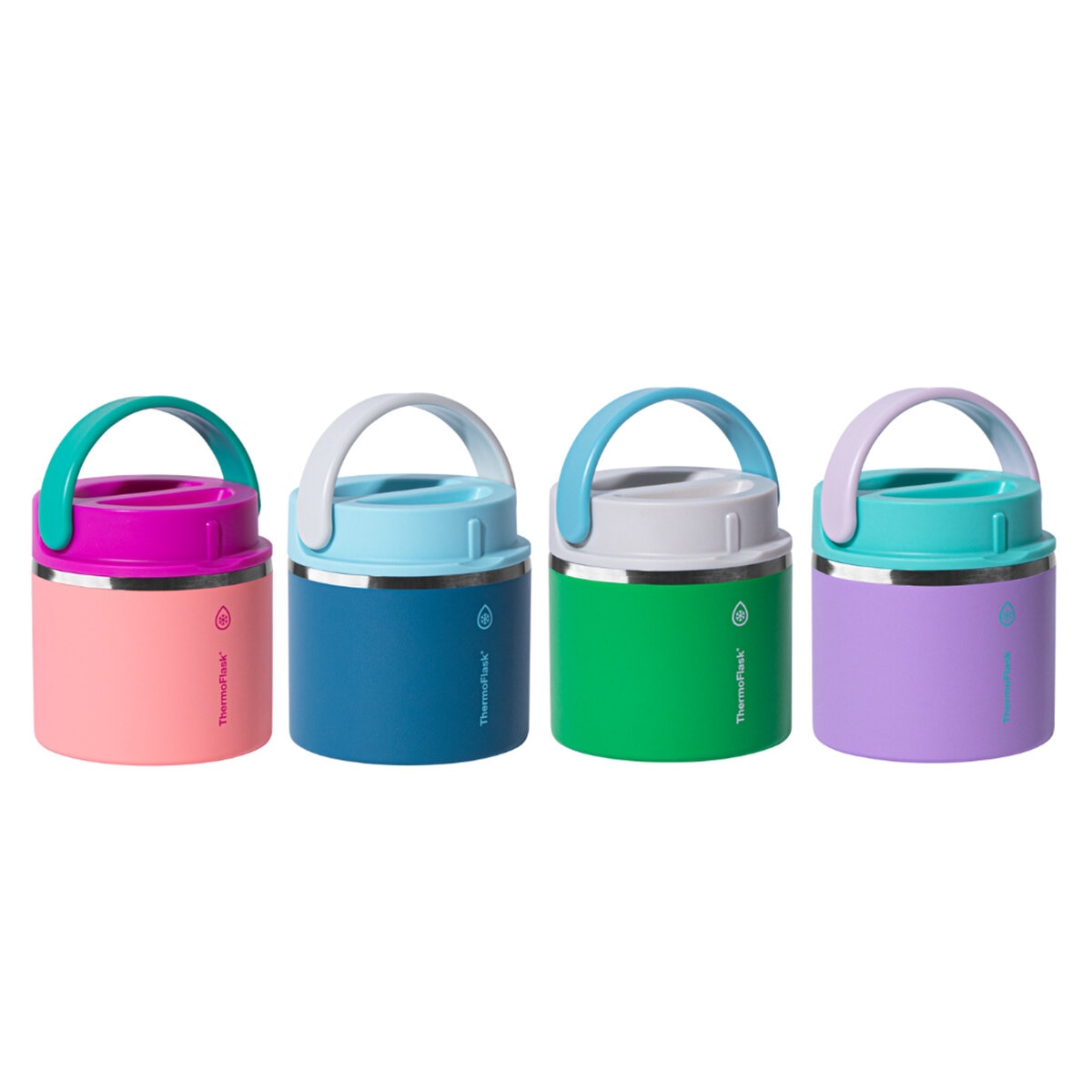 Thermoflask 2 Recipientes para Comida con Aislamiento al Vacío 591 mL, Varios Colores