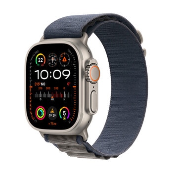 Apple Watch Ultra 2 (GPS + Cellular) Caja de titanio 49mm con Correa Alpine azul 