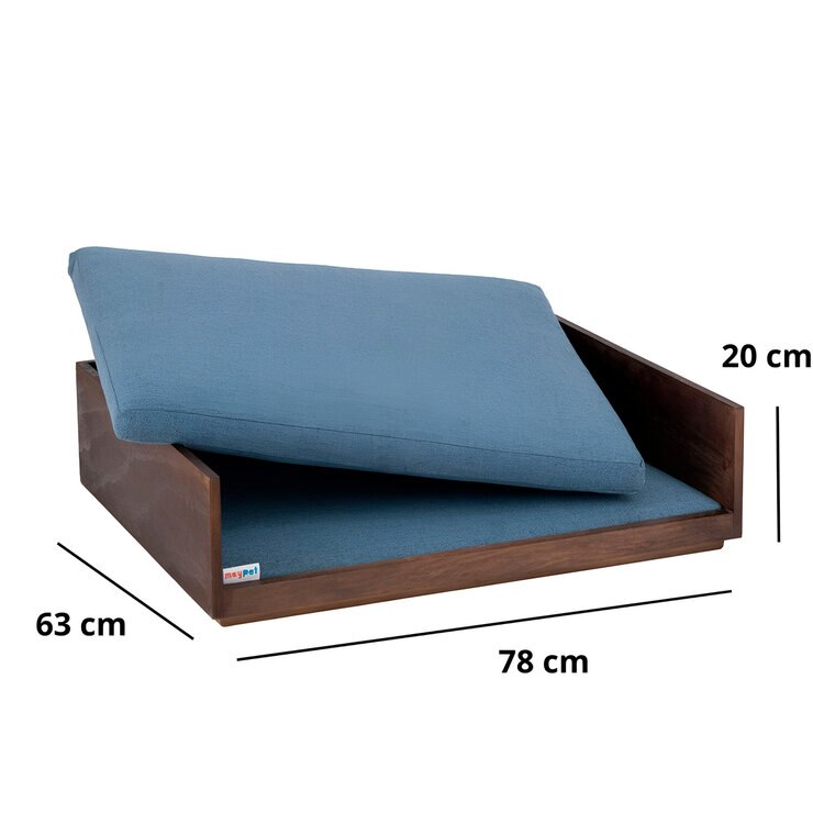 Maypet, Cama de Madera Tamaño Mediano para Perro