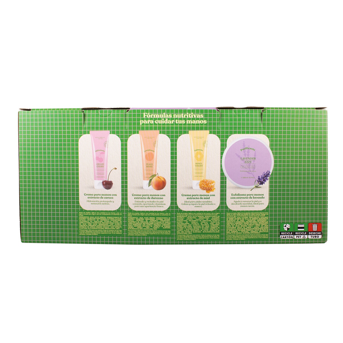 Natural Scents Set de Cremas de Manos 6/60 ml + 200 ml