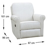 Distinción, Minnesota, Sillón Reclinable Manual