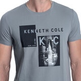 Kenneth Cole Playera para Caballero Verde Mediana