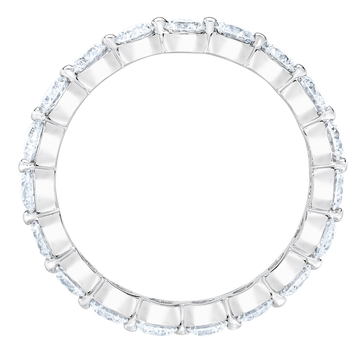 Anillo Eternidad de Diamantes 2.00ctw, Oro Blanco 14K Anillo Eternidad de Diamantes 2.00ctw, Oro Blanco 14K