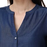 Frye Blusa para Dama Azul oscuro Grande