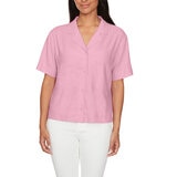 Buffalo David Bitton Blusa para Dama Rosa Extra Chica