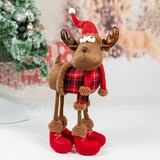 Alce Navideño de Peluche 81 cm, Marrón