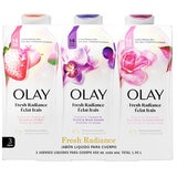 Olay Fresh Radiance, Jabón Líquido para Cuerpo, 3 pzas de 650 ml