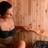 Sauna con Diseño de Barril Almost Heaven Morgan, 4 Personas Sauna con Diseño de Barril Almost Heaven Morgan, 4 Personas