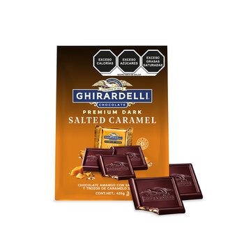 Ghirardelli Chocolate Amargo con Trozos de Caramelo Salado 426 g