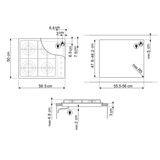 Smeg Parrilla de gas 60cm