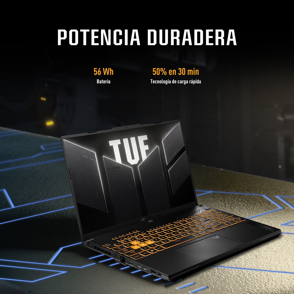 ASUS TUF Gaming F16 Laptop 15.6" Full HD Intel Core i5 8GB 512GB SSD + Mochila + Mouse