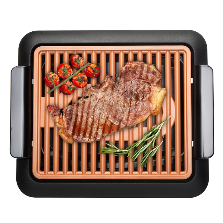 Gotham Steel, parrilla eléctrica, sin humo Costco México Gotham Steel, parrilla eléctrica, sin humo Costco México
