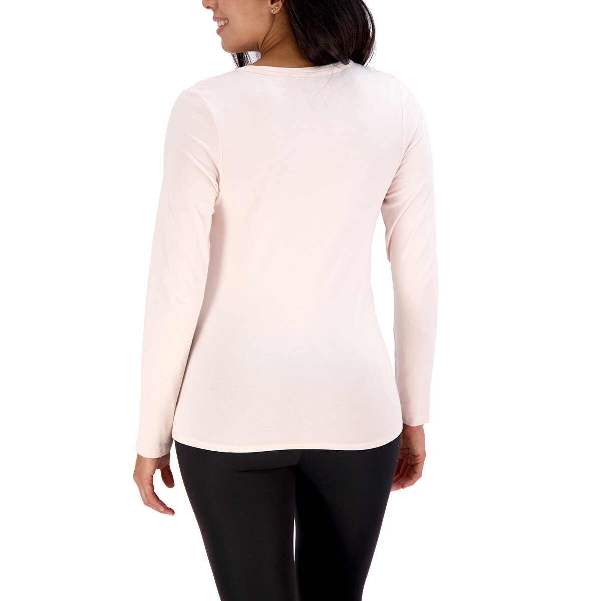 Lucky Brand Playera de manga larga para Dama Gris Grande