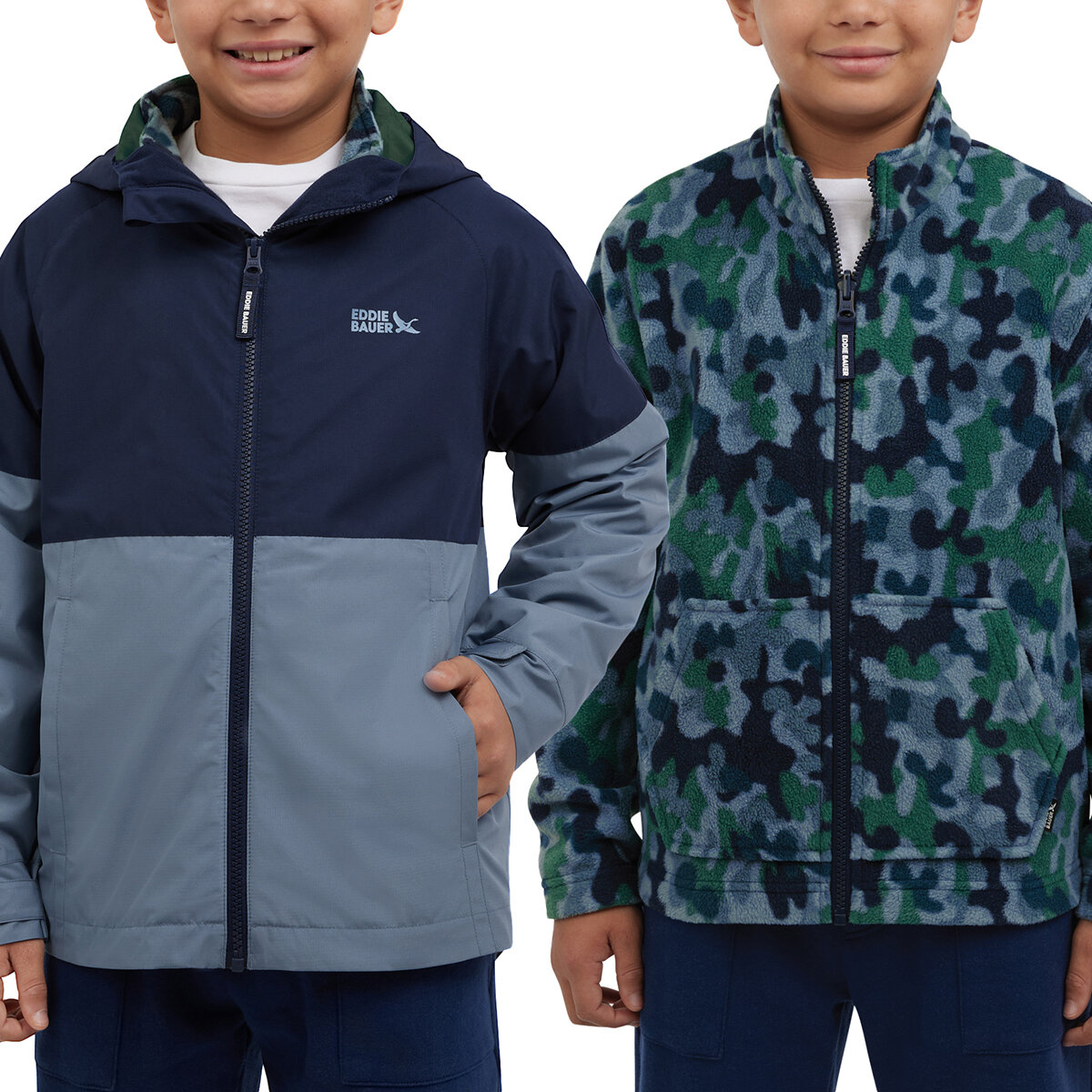 Eddie Bauer Chamarra 3 en 1 para Niños y Niñas Varias Tallas y Colores Eddie Bauer Chamarra 3 en 1 para Niños y Niñas Varias Tallas y Colores