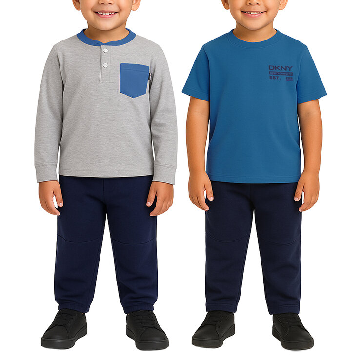 DKNY Conjunto 3 Piezas para Niños y Niñas Varias Tallas y Colores