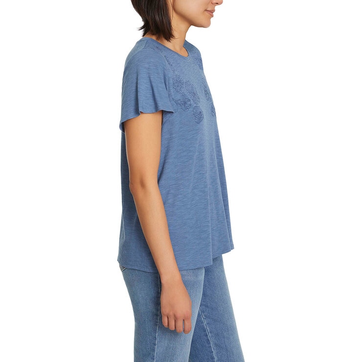 Ella Moss Blusa para Dama Azul Grande