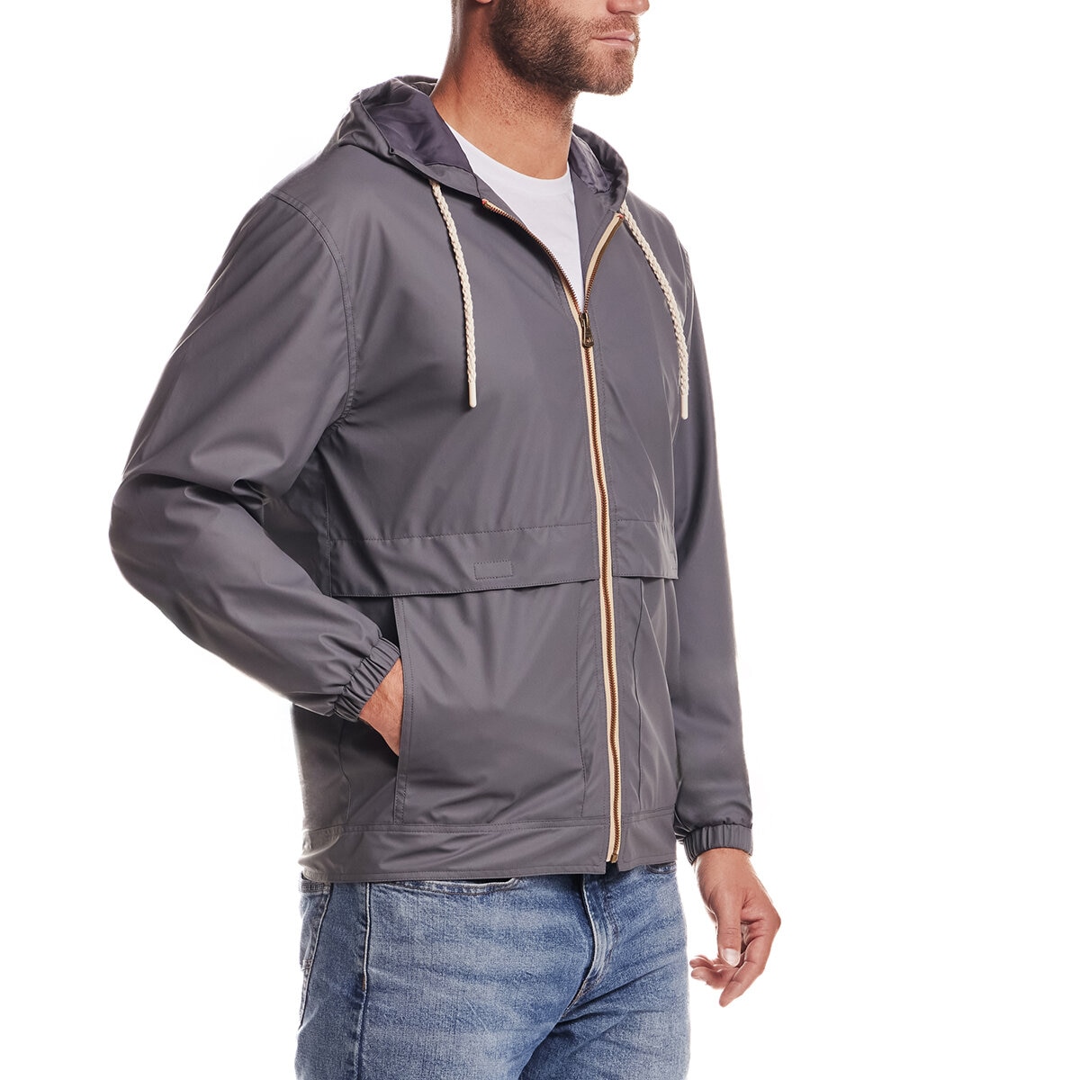 Weatherproof Vintage Chamarra para Caballero Gris Extra Grande